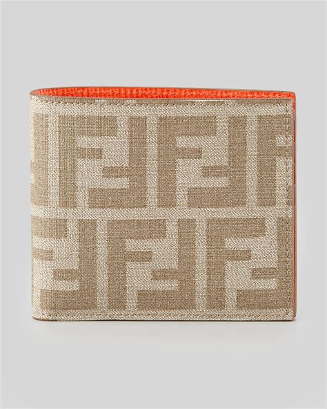 fendi zucca wallet men's|Fendi zucca wallet for sale.